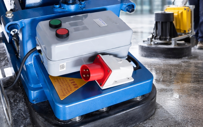 Máy mài sàn đôi hút bụi tự động HSG-600