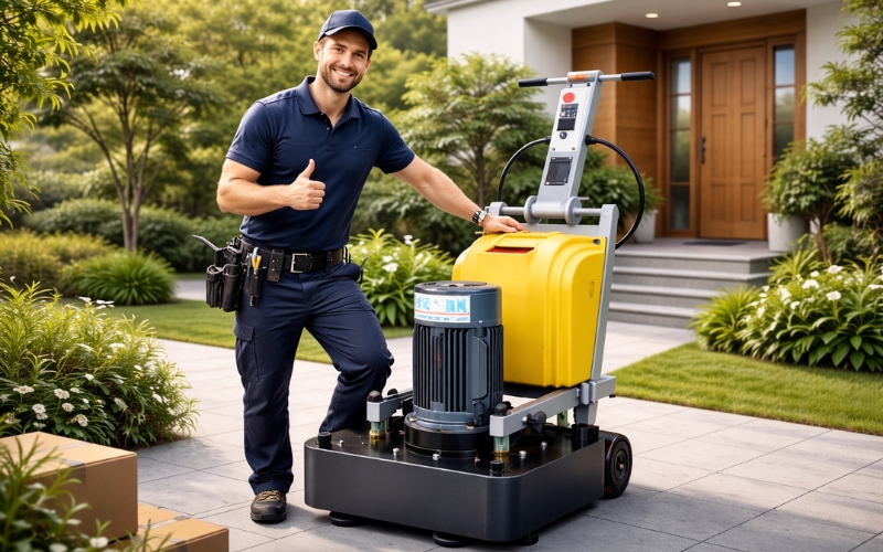 Thông số của máy mài sàn bê tông LJ-X12 cỡ lớn