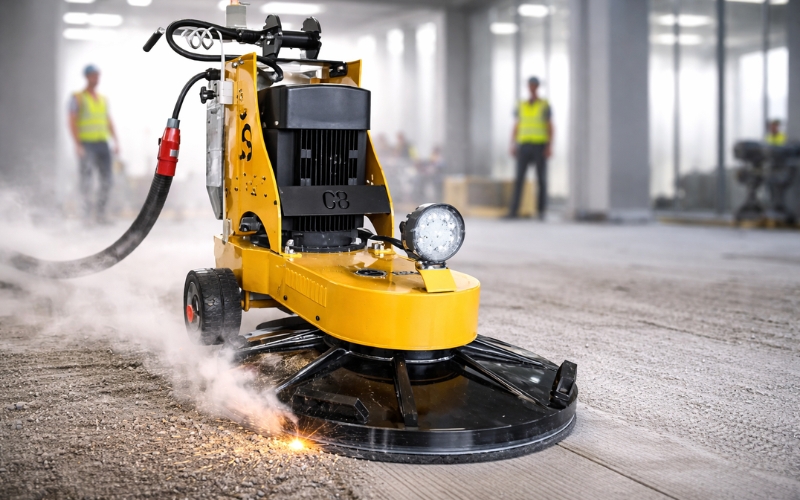 Tính năng nổi bật của máy mài sàn bê tông C8