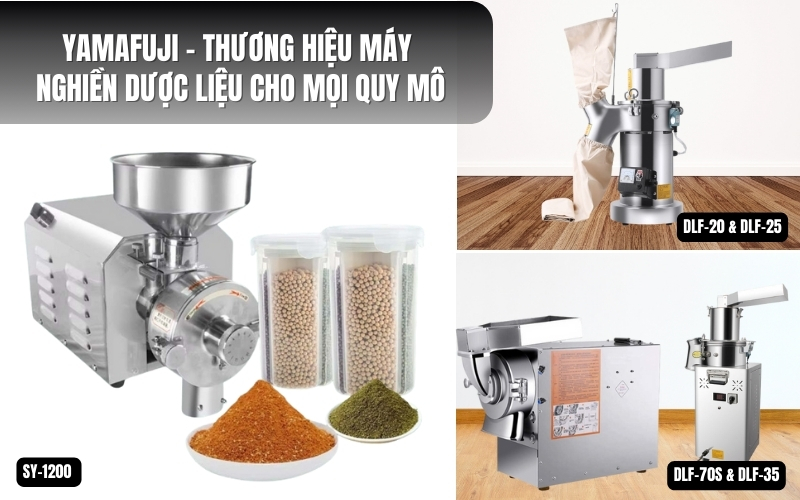 Gợi ý máy nghiền dược liệu Yamafuji nên đầu tư