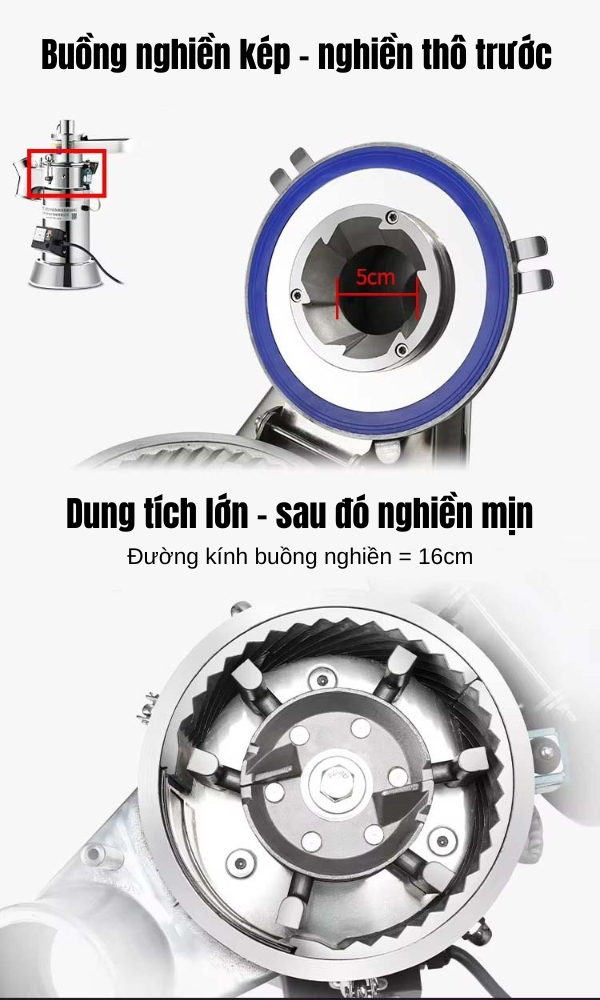 Máy nghiền dược liệu, gia vị Yamafuji DLF-28