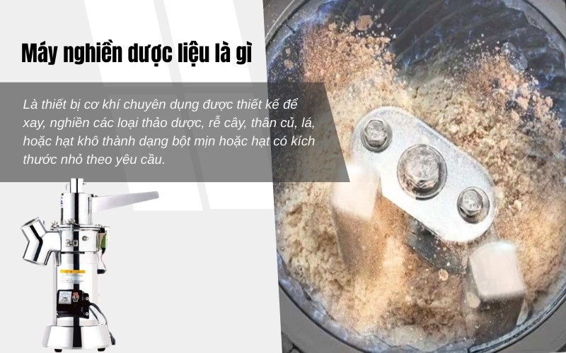 Máy nghiền dược liệu là gì