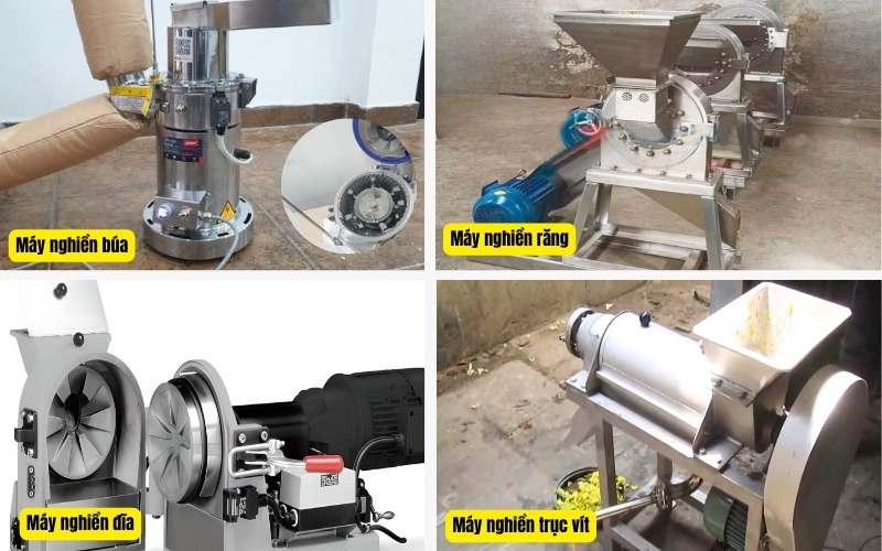 Phân loại các dòng máy nghiền dược liệu phổ biến hiện nay