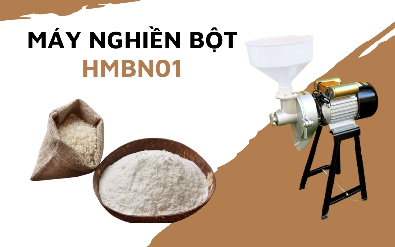 Giới thiệu máy nghiền bột gạo HMBN01