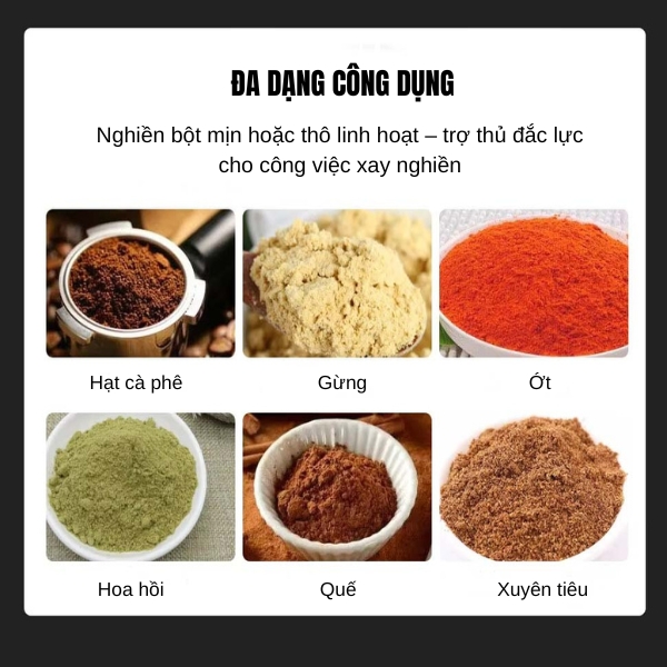 Máy nghiền bột Yamafuji SY-1200 nghiền đa dạng