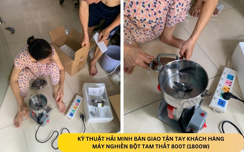 Máy nghiền bột tam thất 800t (1800W)