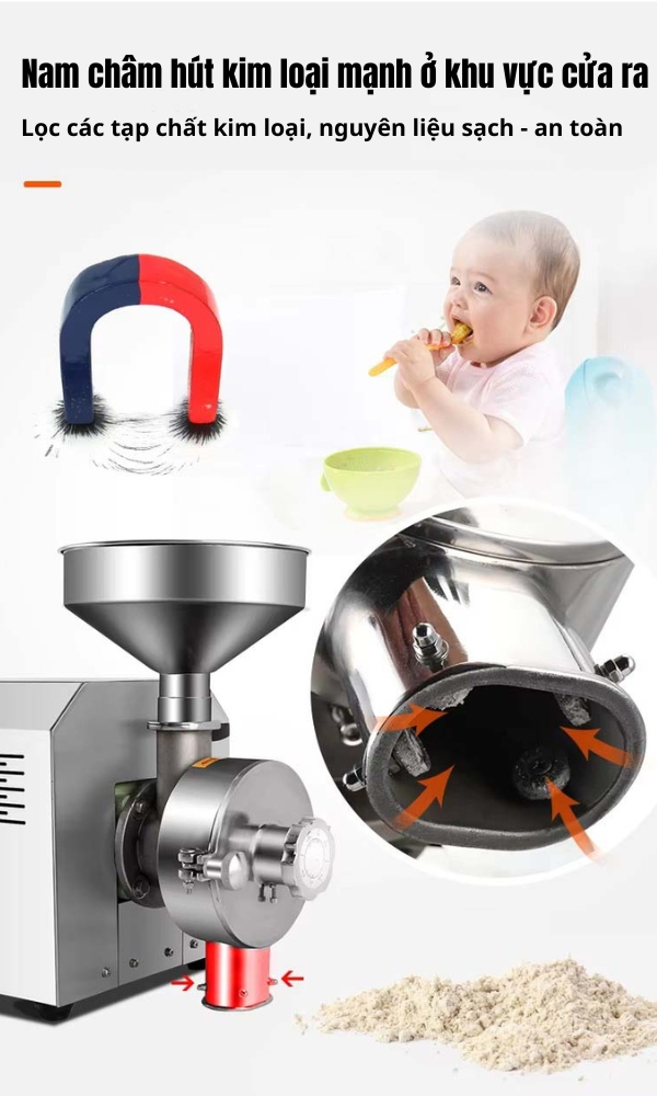 Máy nghiền bột thảo dược Yamafuji DLF-150B