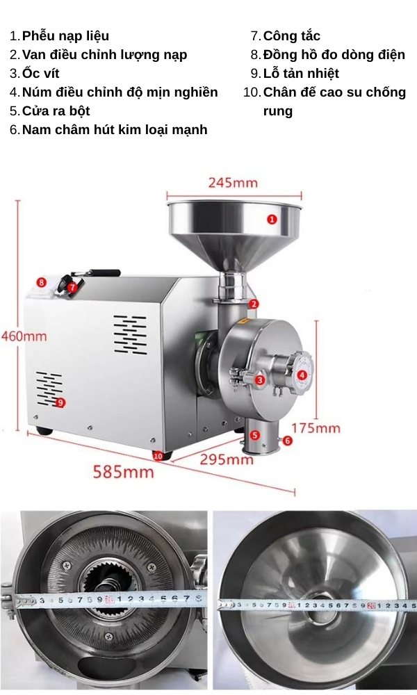 Máy nghiền bột thảo dược Yamafuji DLF-150C