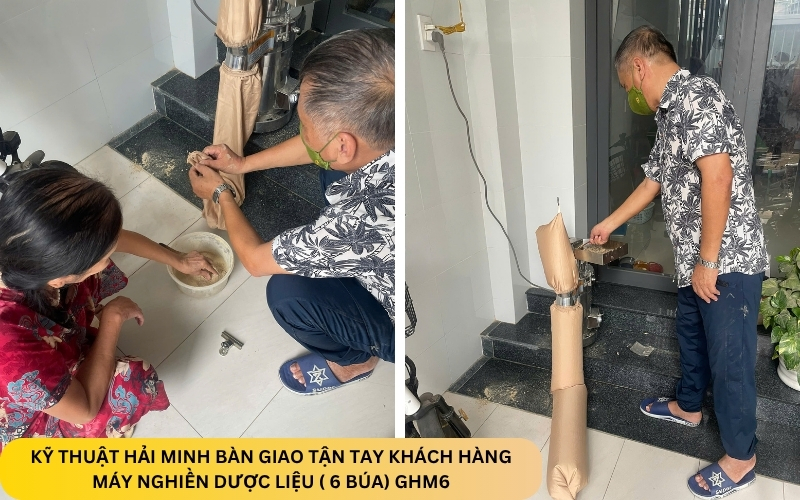 Máy nghiền dược liệu ( 6 búa) GHM6