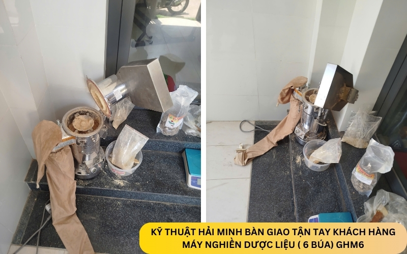 Máy nghiền dược liệu ( 6 búa) GHM6