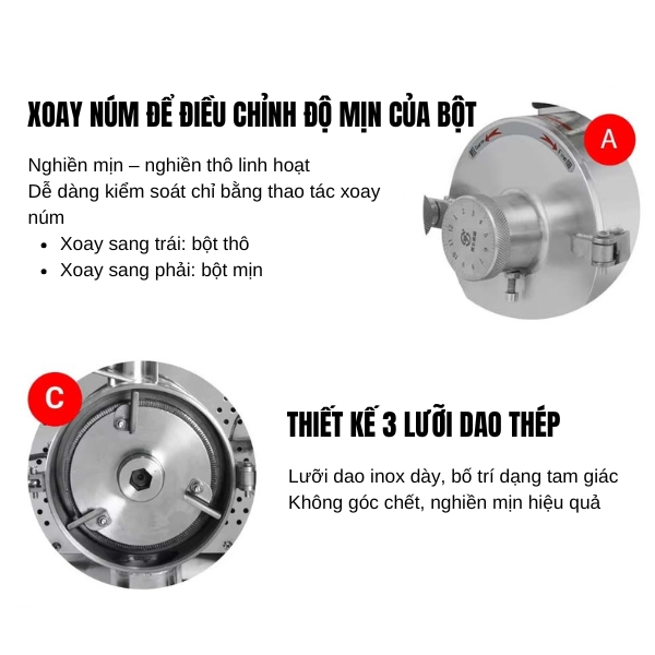 Ưu điểm máy nghiền bột Yamafuji SY-1200