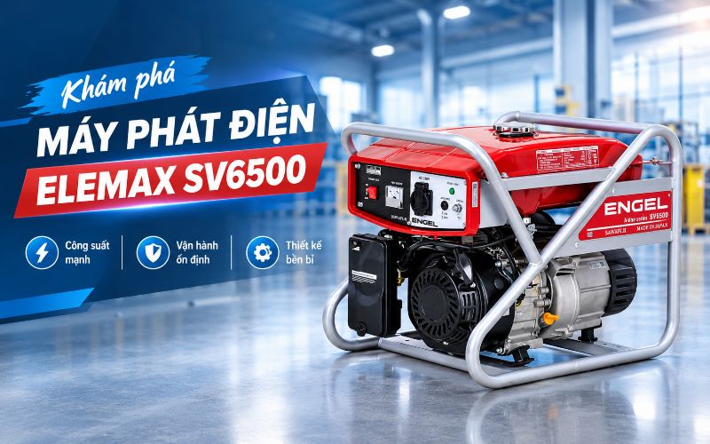 Khám phá máy phát điện Elemax SV6500