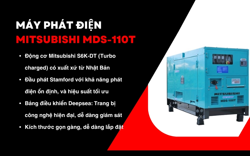 Máy Phát Điện Mitsubishi MDS-110T