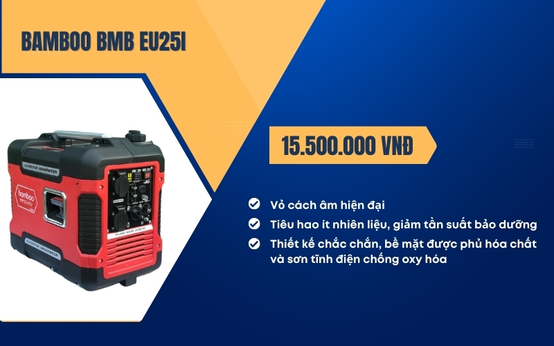 Máy phát điện Bamboo BmB EU25i