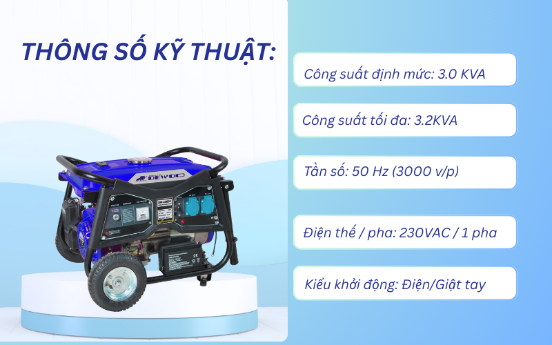 Máy phát điện DW-4000
