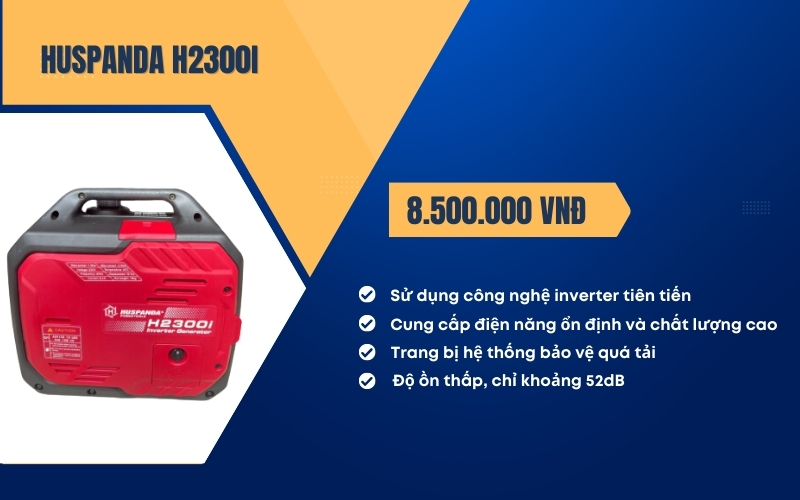 Máy phát điện Huspanda H2300I