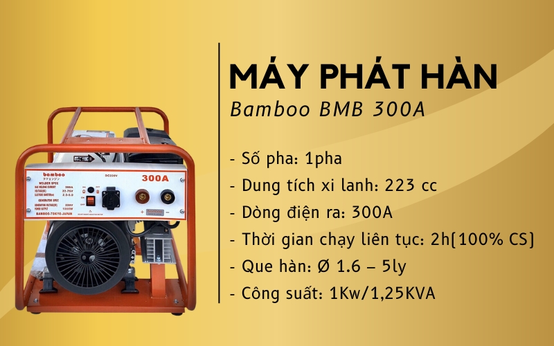 Máy phát hàn Bamboo BMB 300A