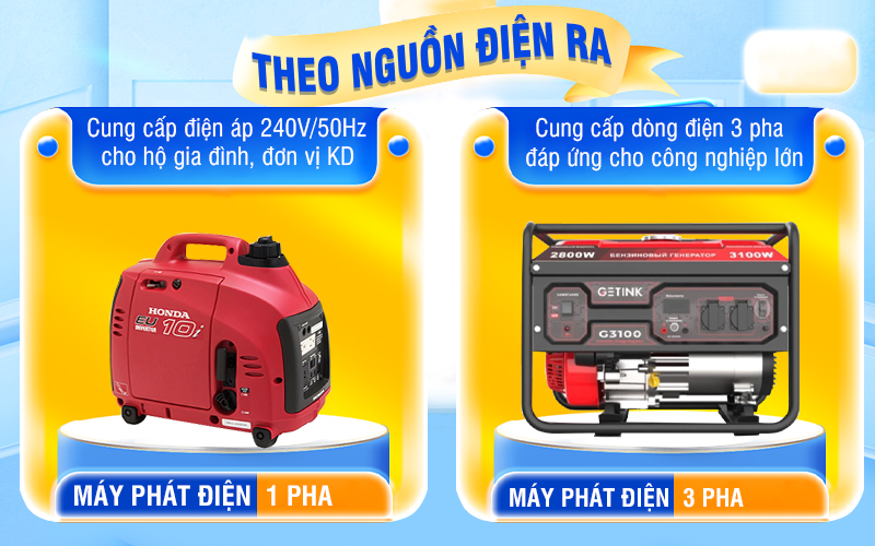  Phân loại theo điện áp đầu ra