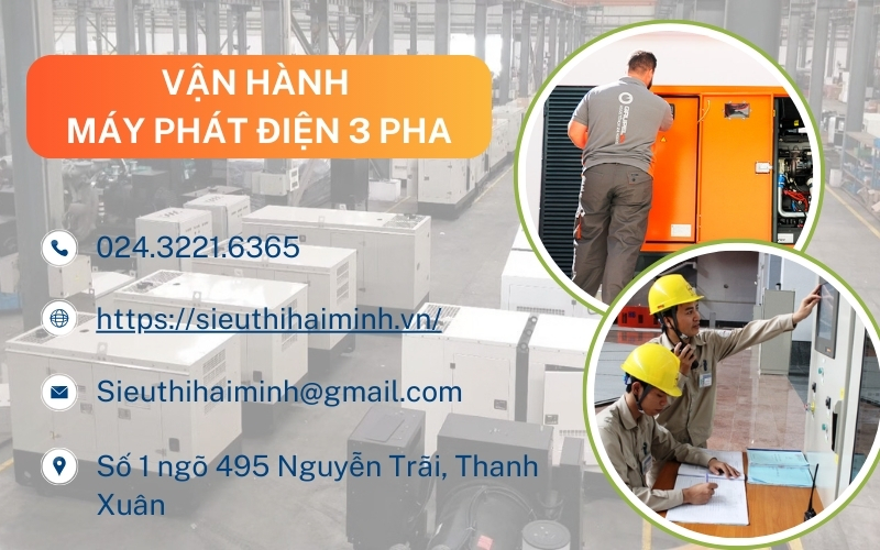 Quy Trình Vận Hành Máy Phát Điện Công Nghiệp 3 Pha