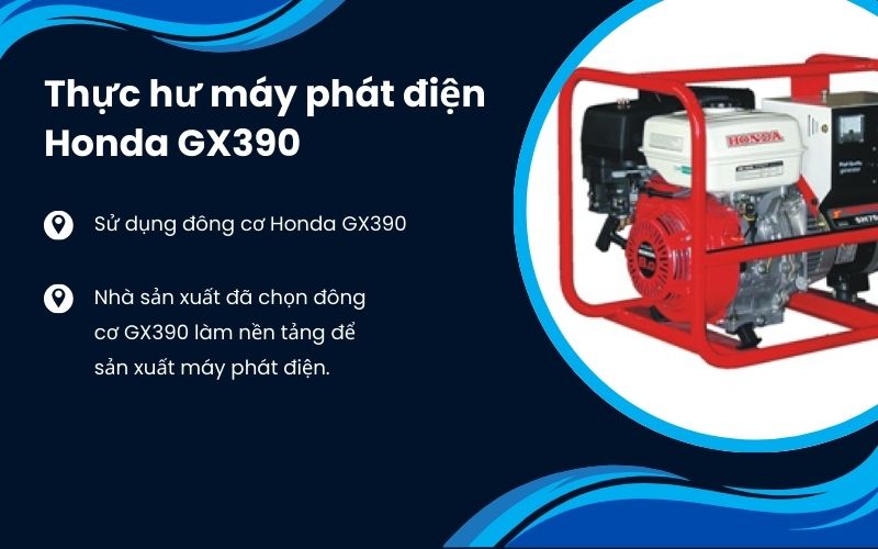 Thực hư máy phát điện Honda GX390