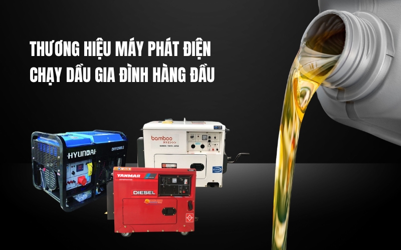 Thương Hiệu Máy Phát Điện Chạy Dầu Gia Đình Hàng Đầu