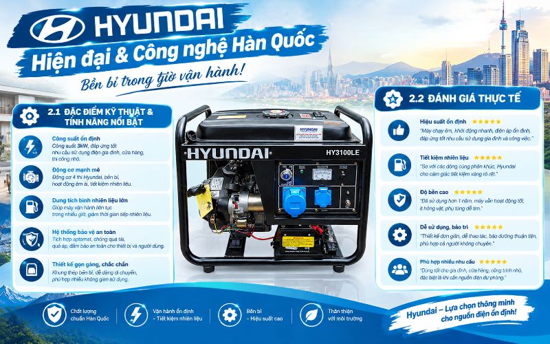 Thương hiệu Hyundai - Hiện đại & công nghệ hàn quốc 