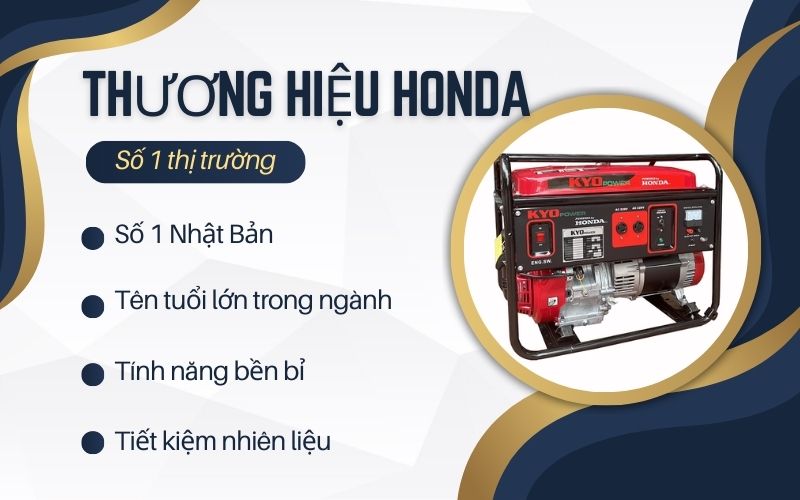 Tổng quan về máy phát điện Honda