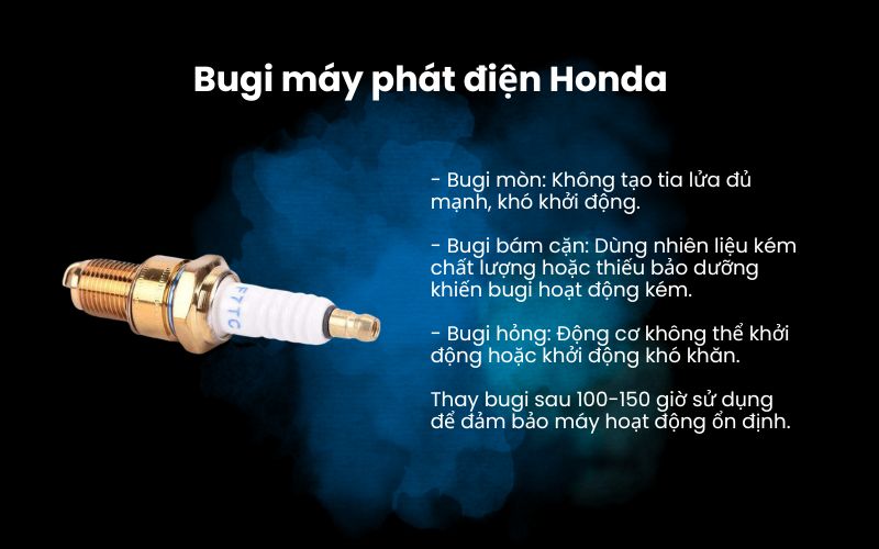 Bugi máy phát điện Honda