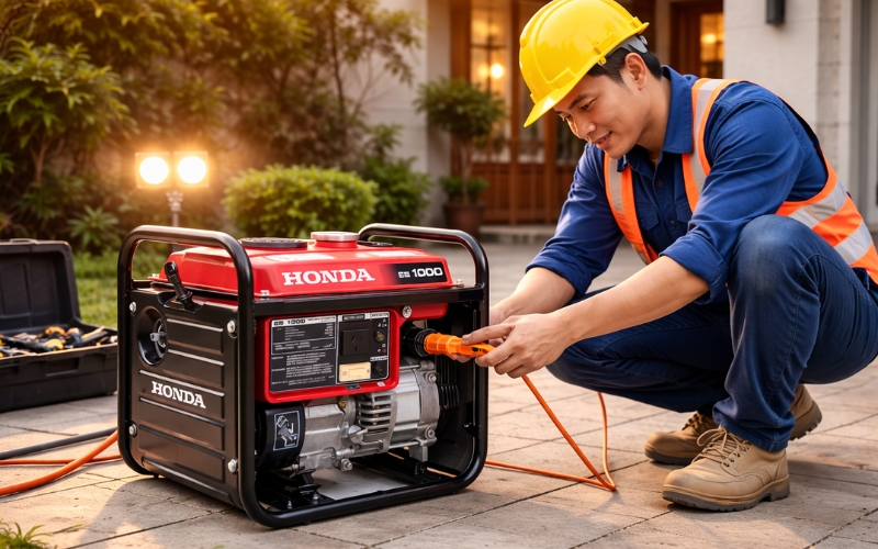 Chuẩn bị trước khi vận hành máy phát điện