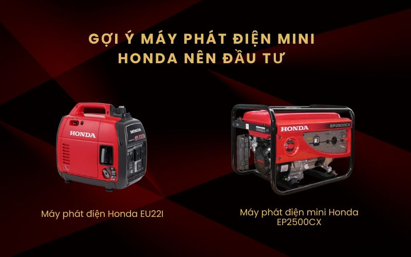 Gợi ý máy phát điện mini Honda nên đầu tư