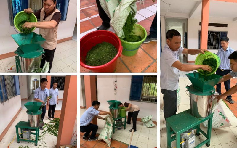 Kỹ thuật bàn giao Máy băm nghiền đa năng 4A cho khách