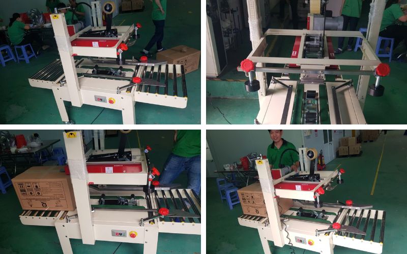 Kỹ thuật bàn giao Máy dán thùng Carton Yamafuji FXJ6050 cho khách