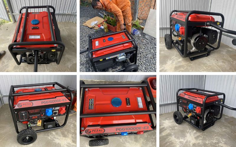 Kỹ thuật bàn giao Máy phát điện có đề Pezal PGG 10000E-E3  cho khách