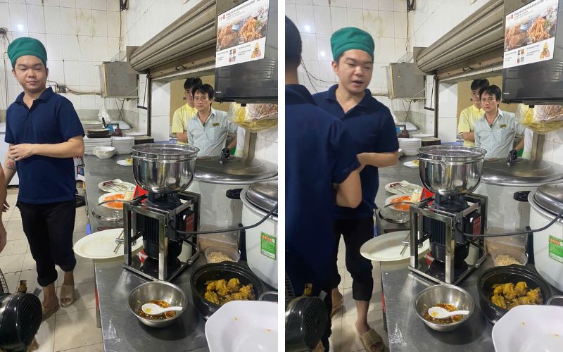 Kỹ thuật bàn giao Máy xay thịt Inox IN 900 cho khách