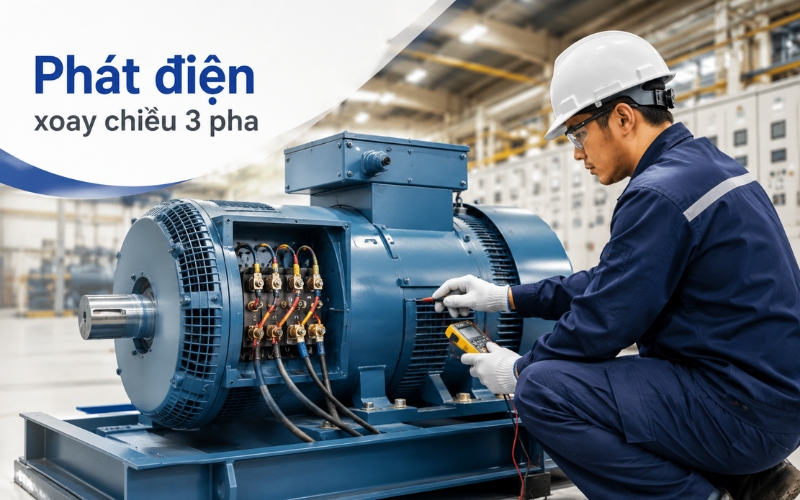 Phát điện xoay chiều 3 pha