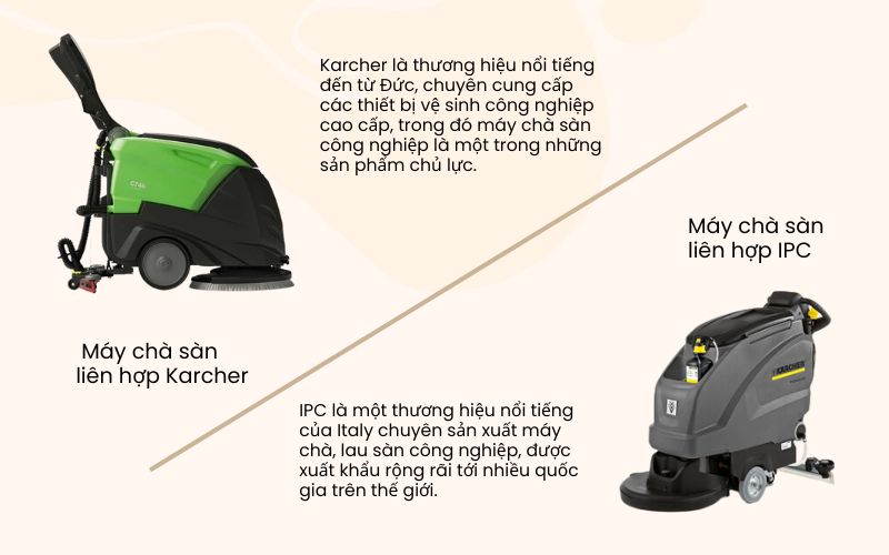 Tổng quan về máy chà sàn liên hợp Karcher và IPC