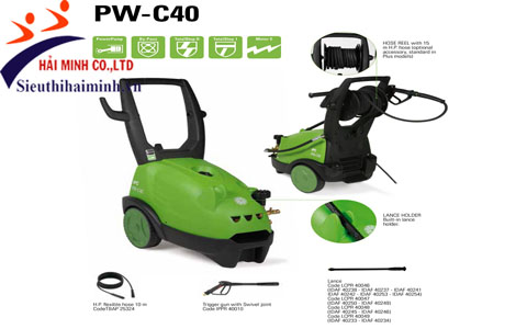 máy rửa áp lực cao nước lạnh IPC PW-C40 3 pha chính hãng