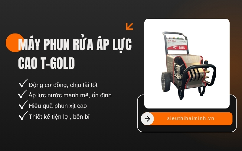 Hướng dẫn sử dụng và bảo dưỡng máy phun áp lực T-Gold hiệu quả