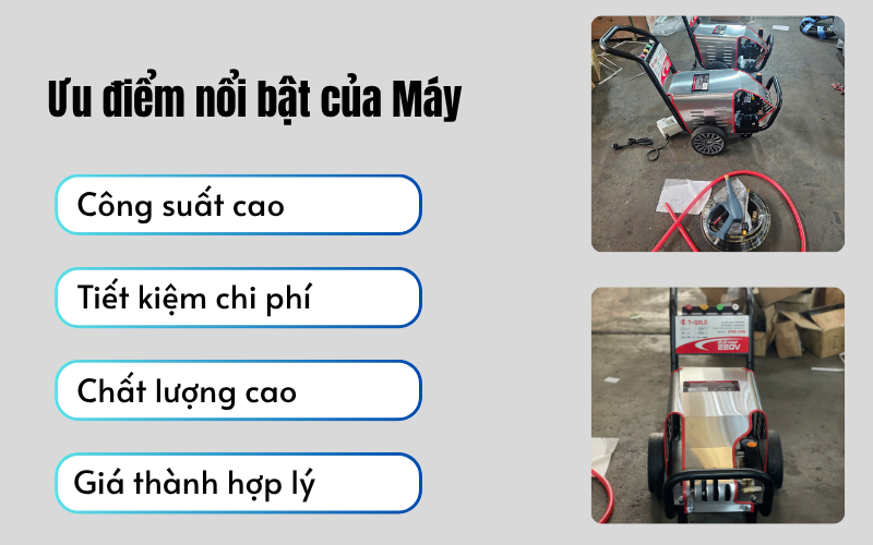Máy phun rửa áp lực cao T-Gold 32TG-55A tự động