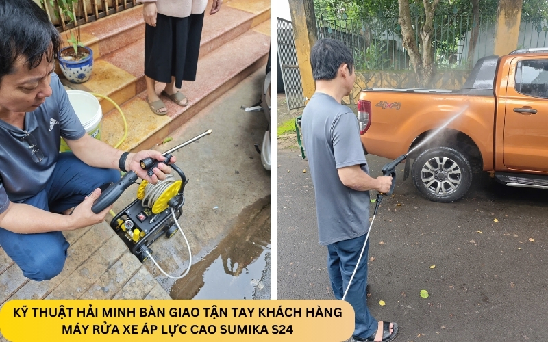 Máy rửa xe áp lực cao Sumika S24