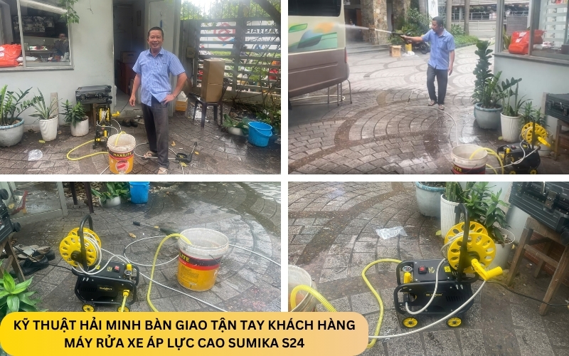 Máy rửa xe áp lực cao Sumika S24