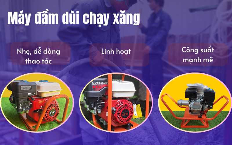 So Sánh Máy Đầm Dùi Xăng và Điện – Loại Nào Tốt Hơn?