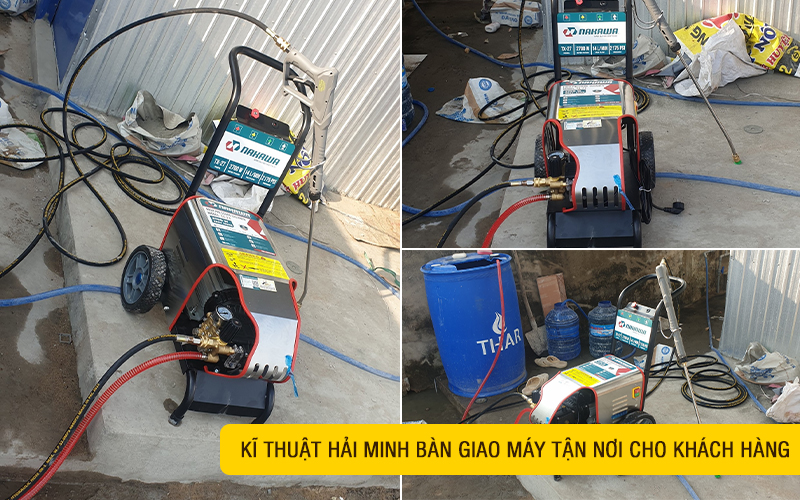 kt bàn giao Máy phun áp lực NAKAWA TX-27