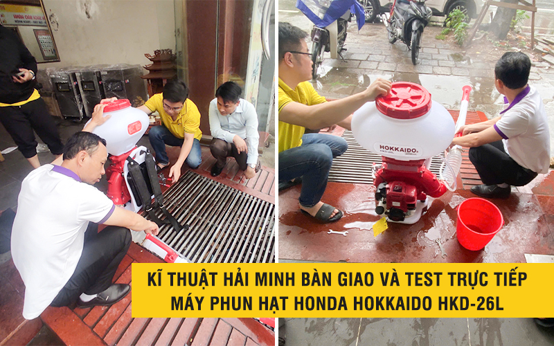 Máy phun hạt Honda Hokkaido HKD-26L