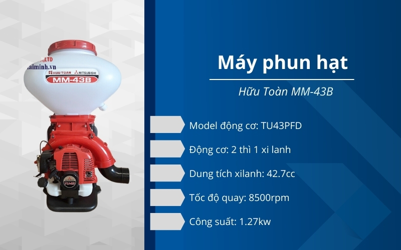 Máy phun hạt Hữu Toàn MM-43B