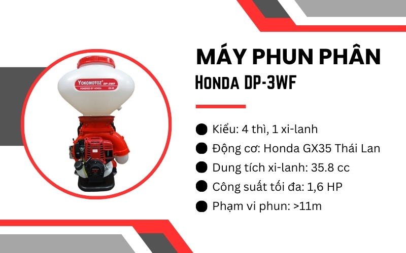 Máy phun phân Honda DP-3WF