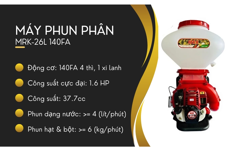Máy phun phân MRK-26L 140FA