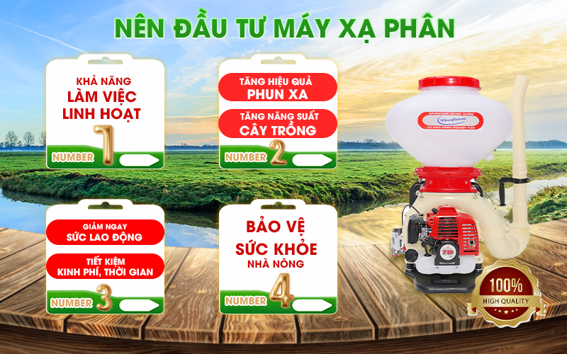 Lý do nên đầu tư máy phun phân bón