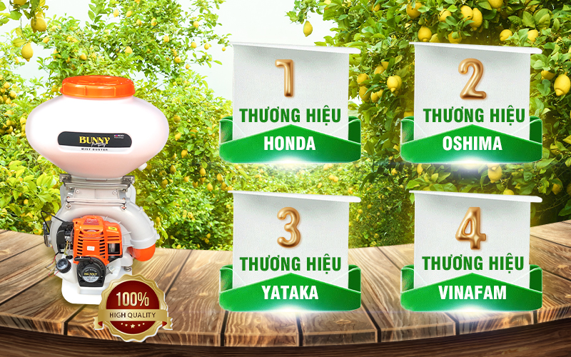 Thương hiệu cung cấp máy phun phân bón dạng hạt nên mua