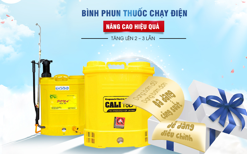 Bình phun thuốc chạy điện